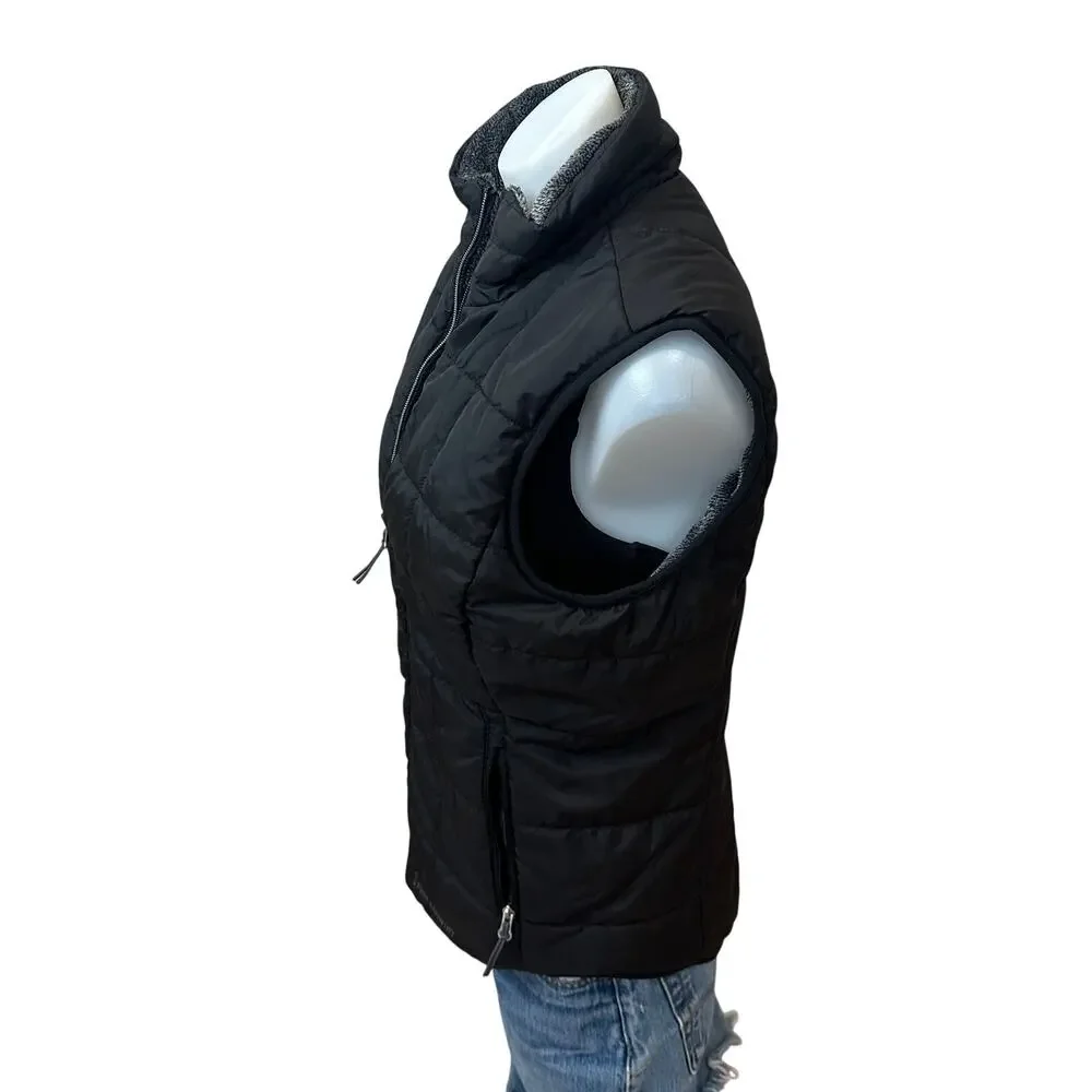 Minnesota Vikings Black Puffer Vest MEDIUM Football Tailgate Unique Quilted - Picture 3 of 6